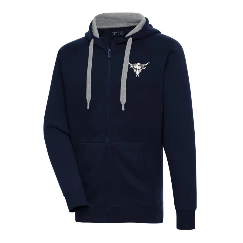 Men's Antigua Navy The Rock Victory Full-Zip Hoodie sold by WWE