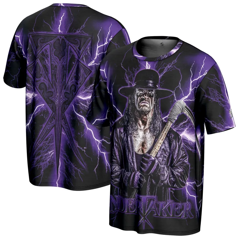 Men's ProSphere  Black The Undertaker Deadman T-Shirt sold by WWE