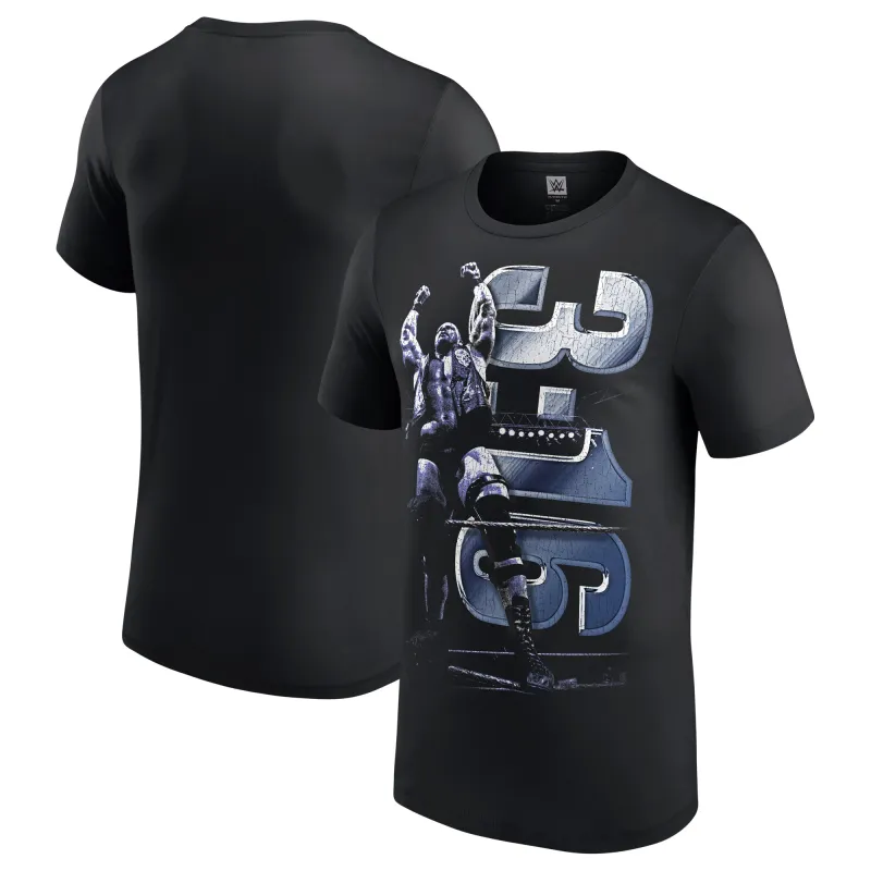 Men's Black "Stone Cold" Steve Austin 3:16 Vertical T-Shirt sold by WWE
