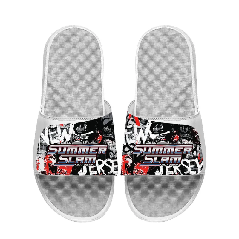Unisex ISlide SummerSlam 2025 Graffiti Slide Sandals sold by WWE