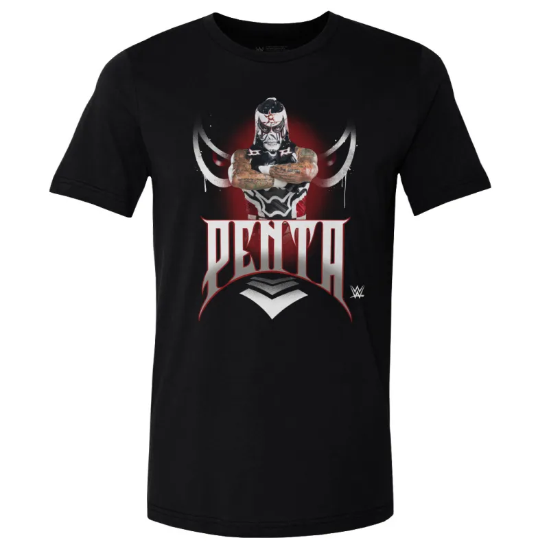Men's 500 Level Black Penta Paint T-Shirt sold by WWE