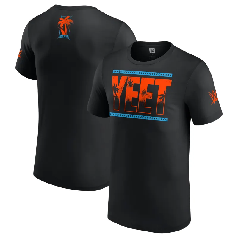 Men's Black Jey Uso Yeet T-Shirt sold by WWE