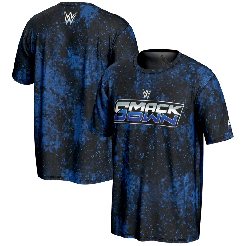 Men's ProSphere Black SmackDown T-Shirt sold by WWE
