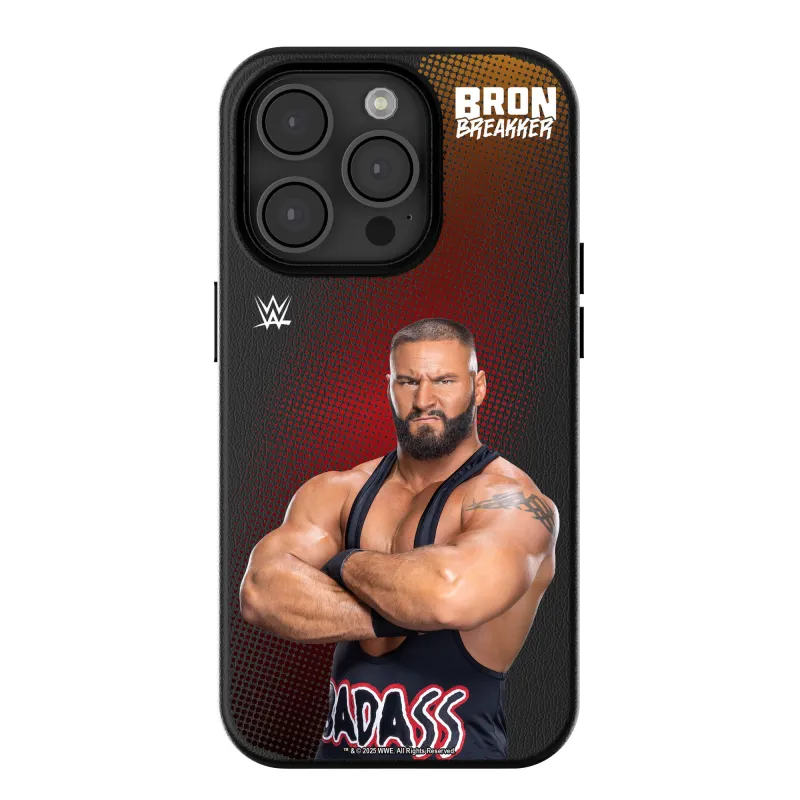 Keyscaper Bron Breakker Superstar iPhone Magnetic Bump Case sold by WWE