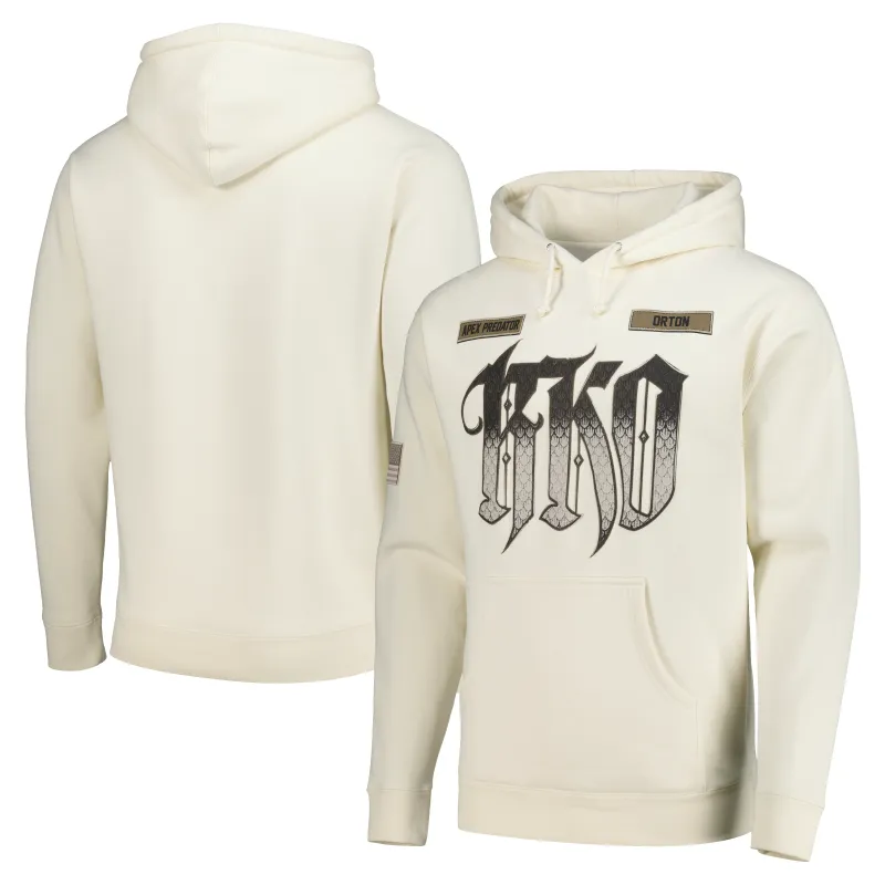 Men's Cream Randy Orton RKO Bone Hoodie sold by WWE