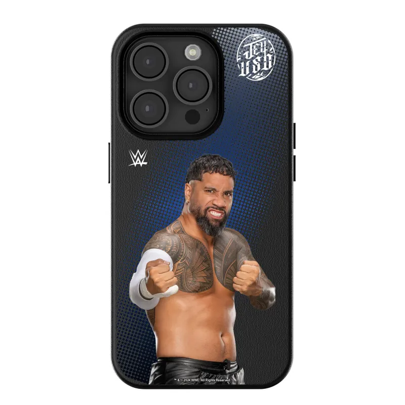 Keyscaper Jey Uso WWE Yeet Blues Superstar iPhone Magnetic Bump Case sold by WWE
