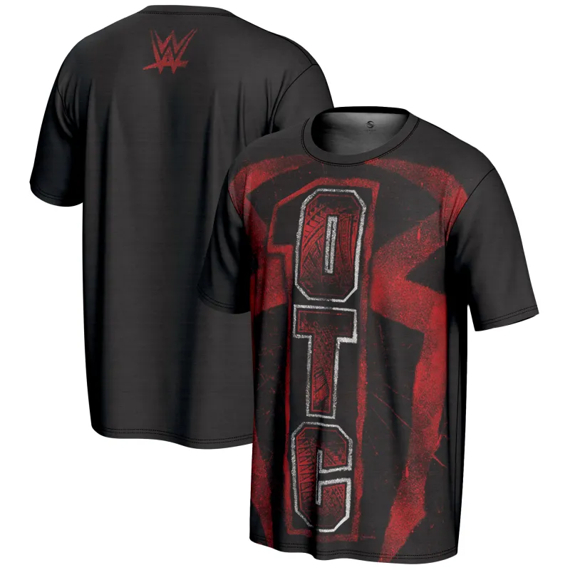 Men's ProSphere Black Roman Reigns OTC T-Shirt sold by WWE