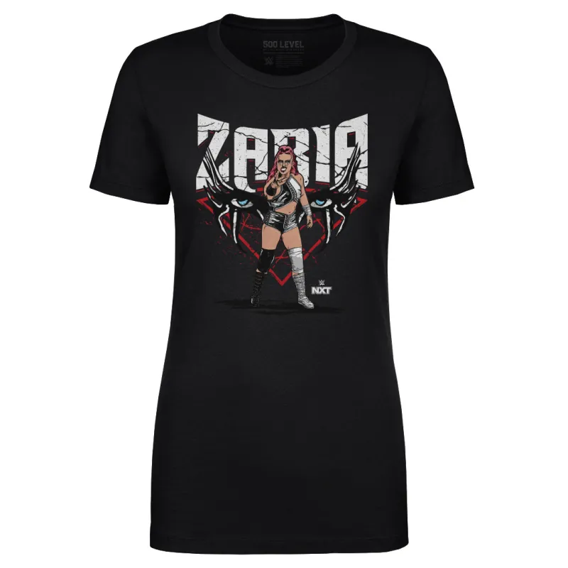 Women's 500 Level Black Zaria Eyes T-Shirt sold by WWE
