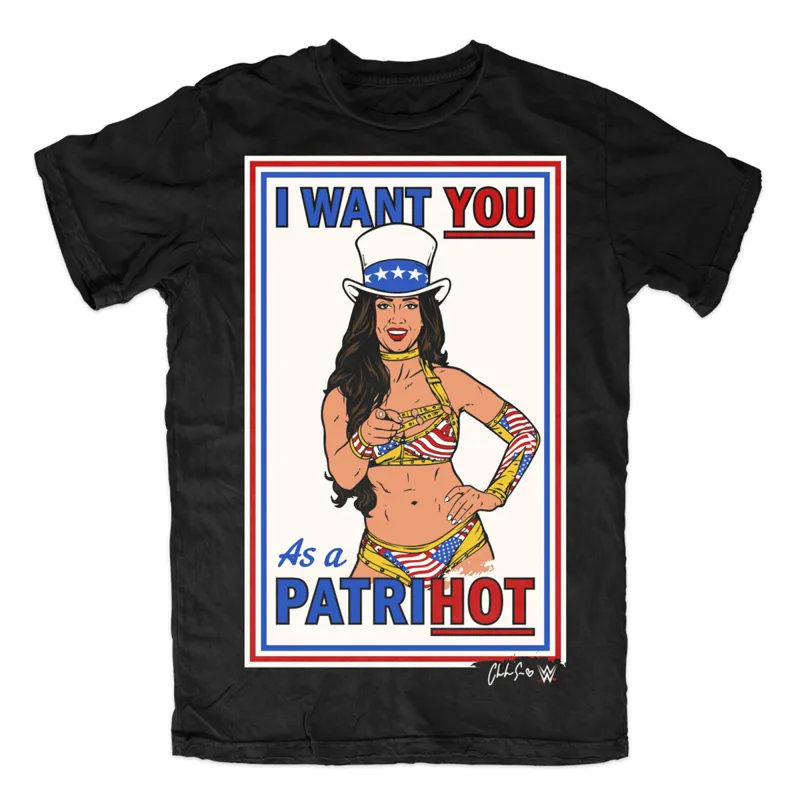 Men's Black Chelsea Green Patrihot T-Shirt sold by WWE