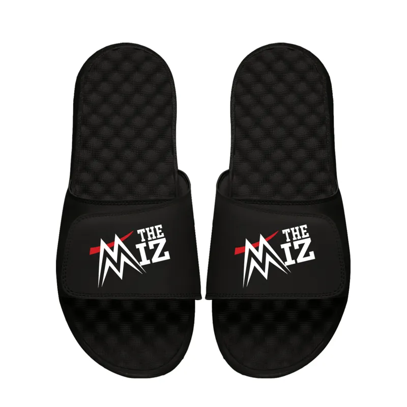 Unisex ISlide  Black The Miz Slide Sandals sold by WWE
