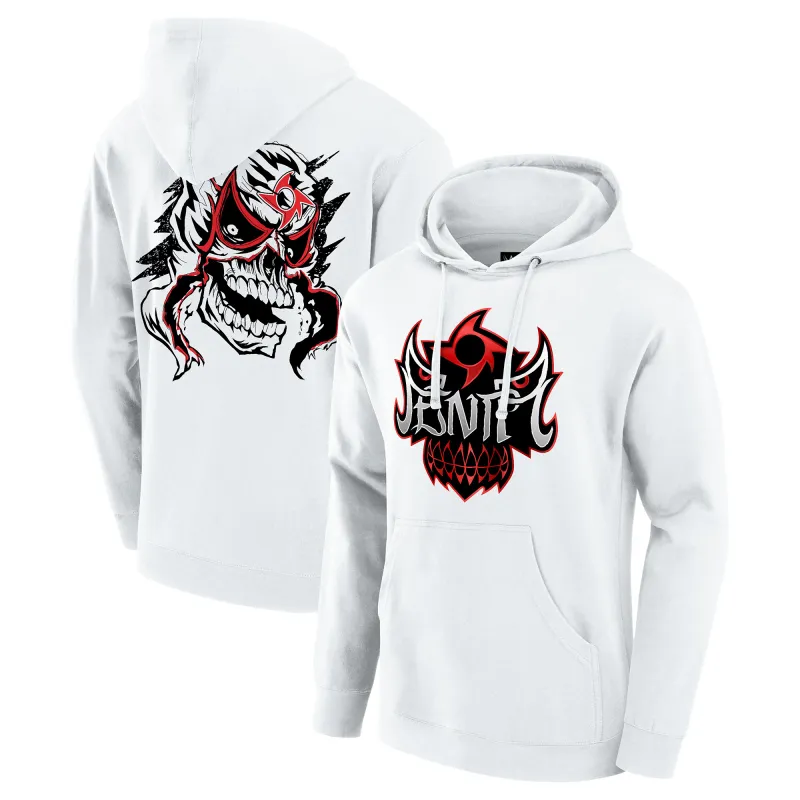 Men's White Penta Mask Pullover Hoodie sold by WWE