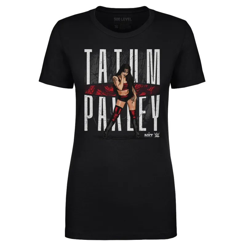 Women's 500 Level  Black Tatum Paxley Eyes T-Shirt sold by WWE