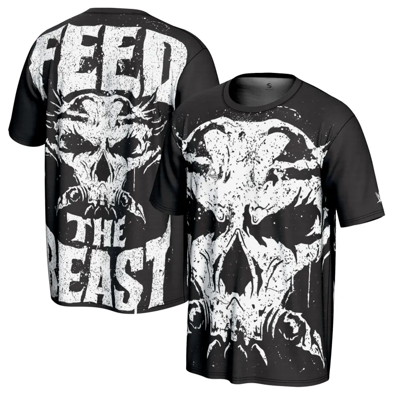 Men's ProSphere Black Brock Lesnar Beast T-Shirt made by WWE