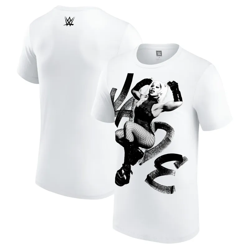 Men's White Jade Cargill Flex T-Shirt sold by WWE