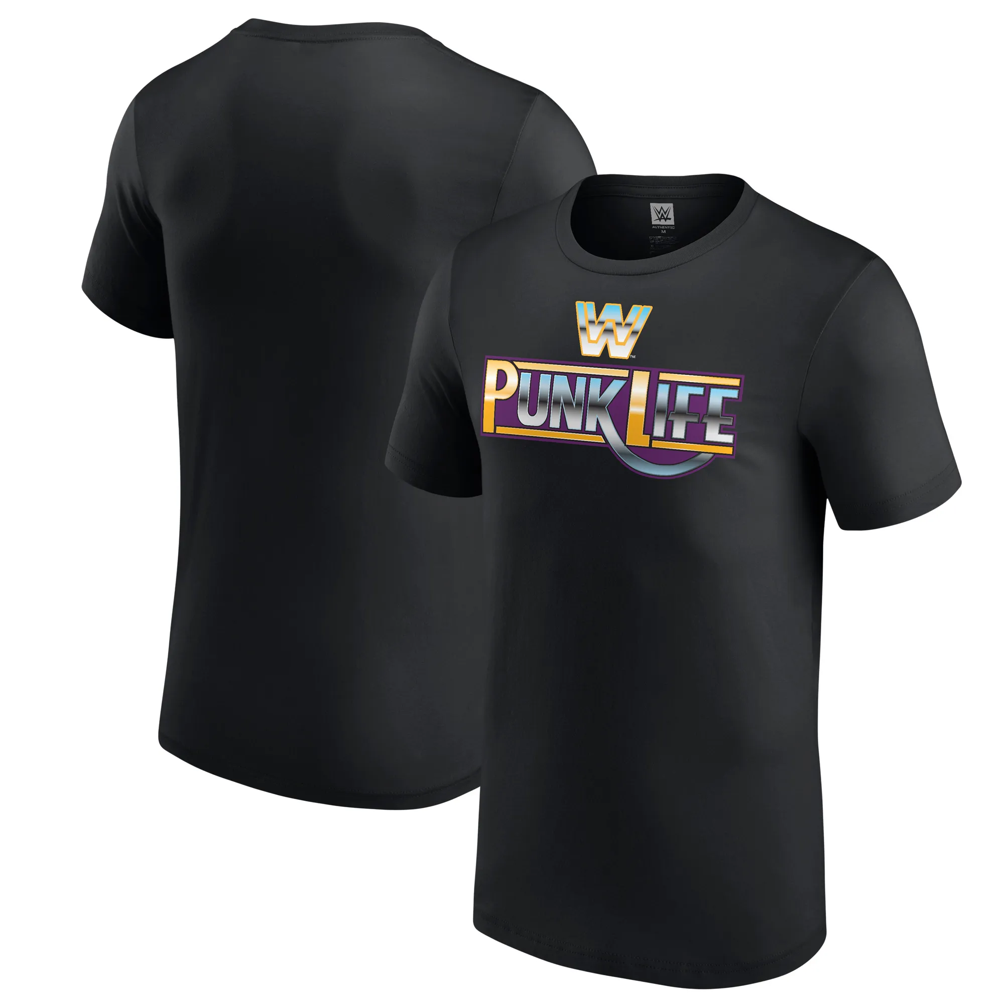 Men's Black CM Punk Punk Life T-Shirt sold by WWE