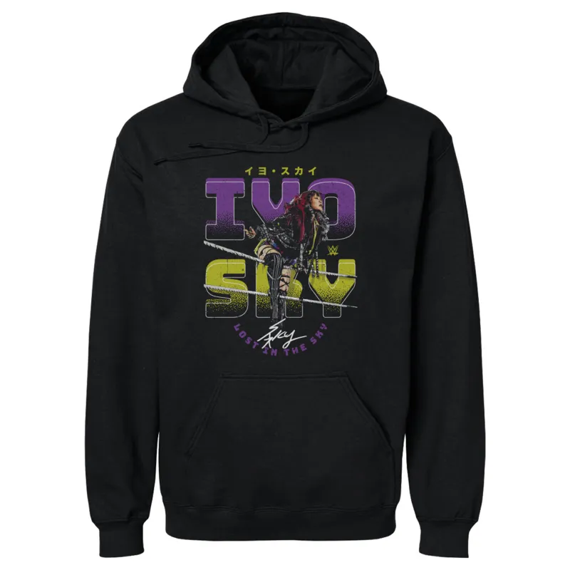 Men's 500 Level Black IYO SKY Ropes Pullover Hoodie sold by WWE
