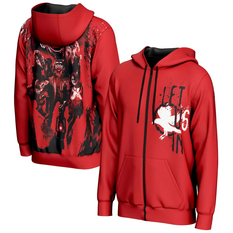 Men's ProSphere Red Wyatt Sicks Let Us In Full-Zip Hoodie sold by WWE