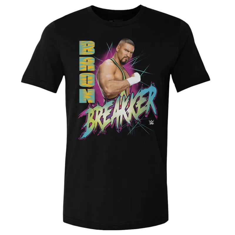 Men's 500 Level Black Bron Breakker Grunge T-Shirt sold by WWE