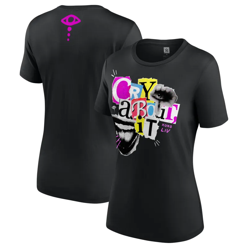 Women's Black Liv Morgan Cry About It T-Shirt sold by WWE