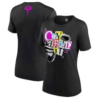 Women's Black Liv Morgan Cry About It T-Shirt sold by WWE product image thumbnail 2