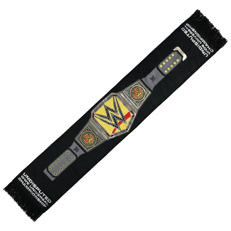 WWE Undisputed Champion Metallic Woven Scarf made by WWE