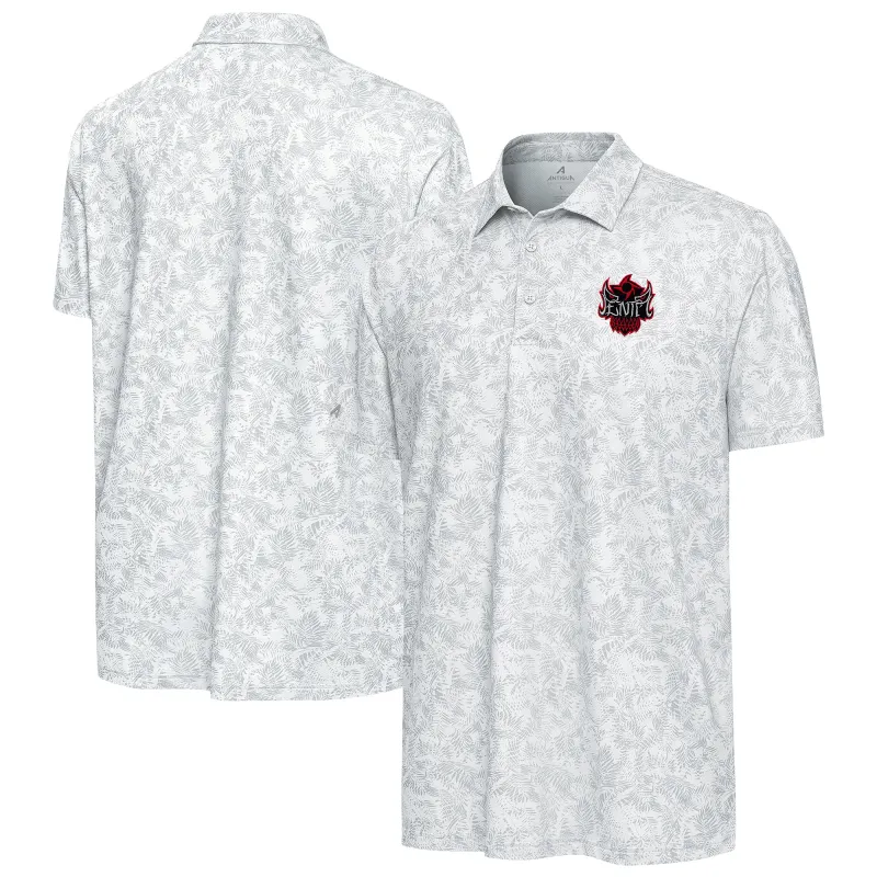 Men's Antigua White Penta Lush Polo sold by WWE