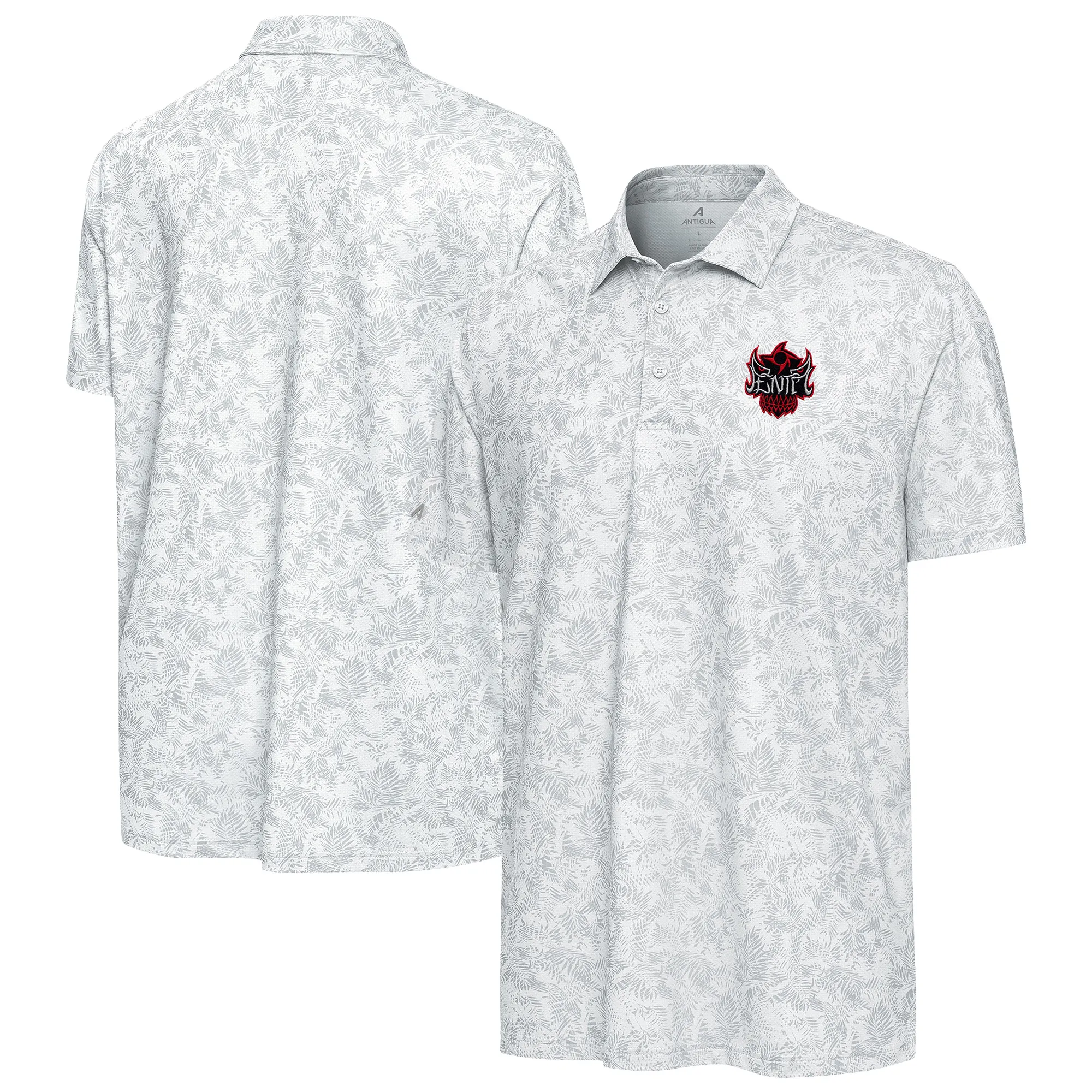 Men's Antigua White Penta Lush Polo sold by WWE