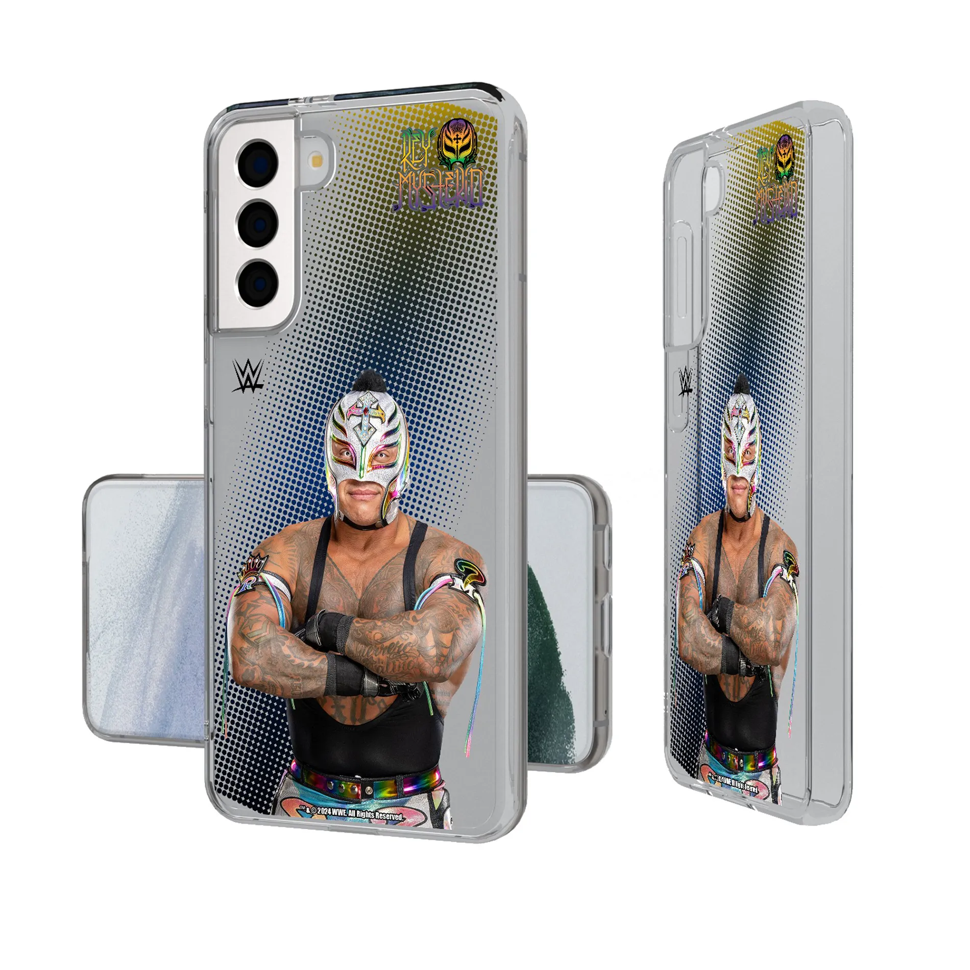 Keyscaper Rey Mysterio Superstar Galaxy Clear Case sold by WWE