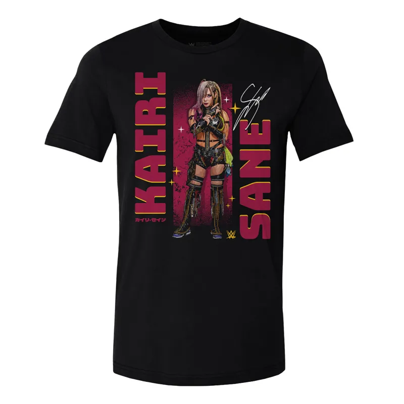 Men's 500 Level  Black Kairi Sane Signature Pose T-Shirt made by 500 Level