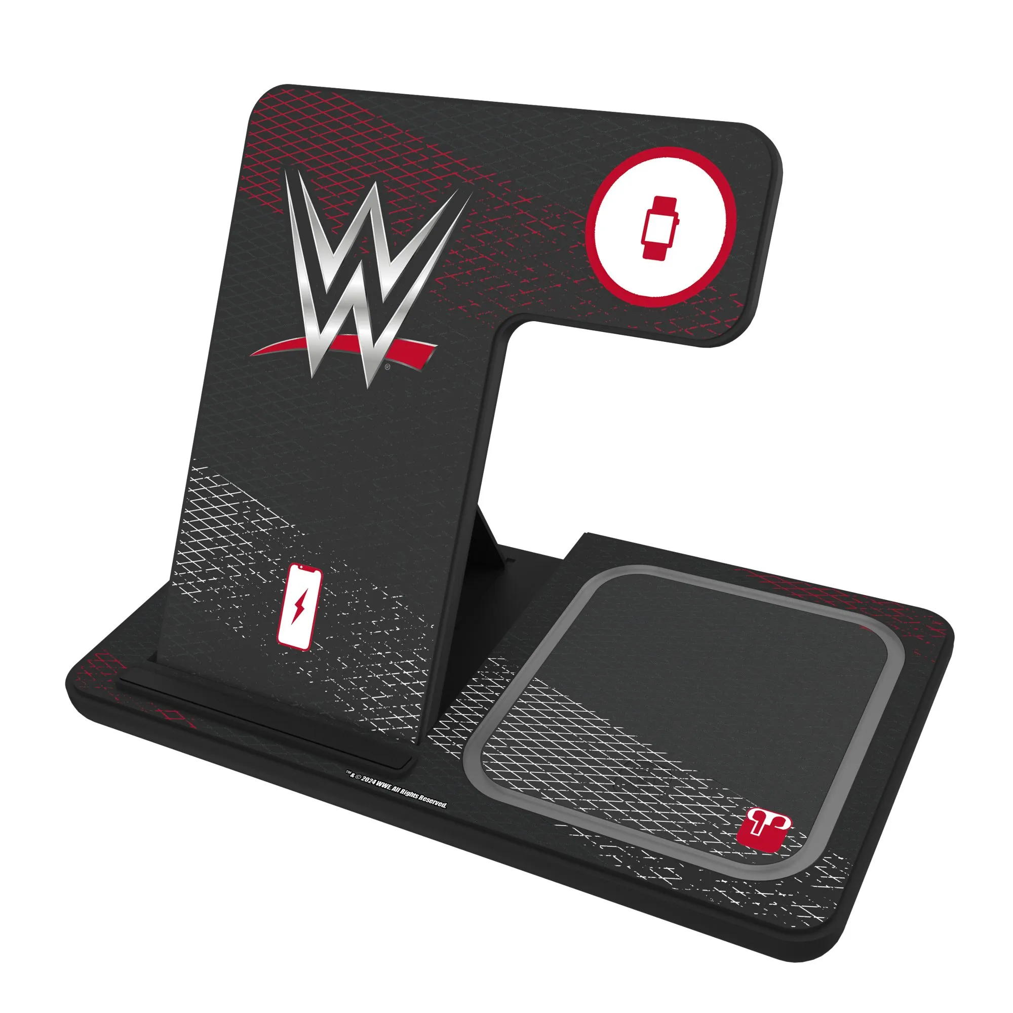 Keyscaper Black WWE 3-In-1 Charging Station sold by WWE