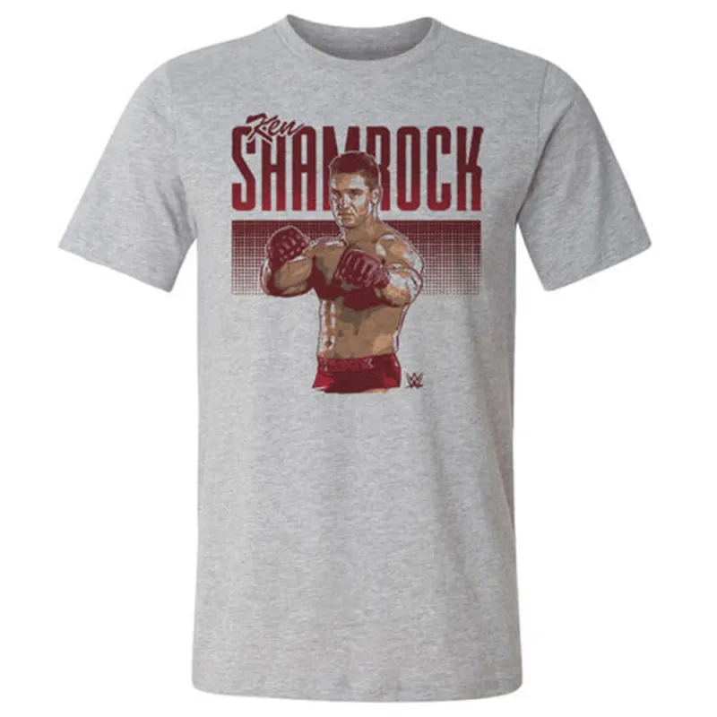Men's 500 Level  Heather Gray Ken Shamrock  T-Shirt made by 500 Level