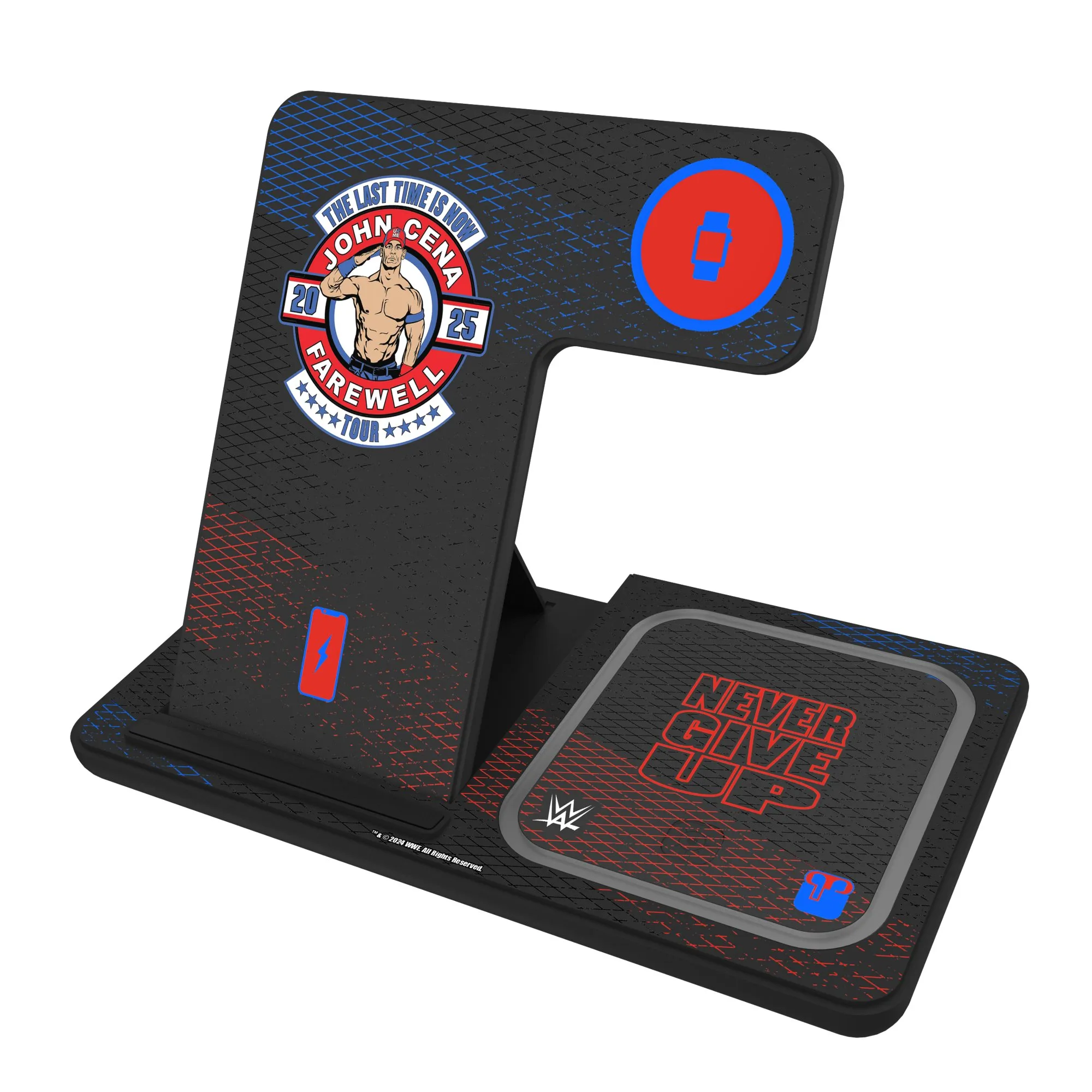 Keyscaper John Cena Farewell Tour 2025 3-in-1 Charging Station sold by WWE