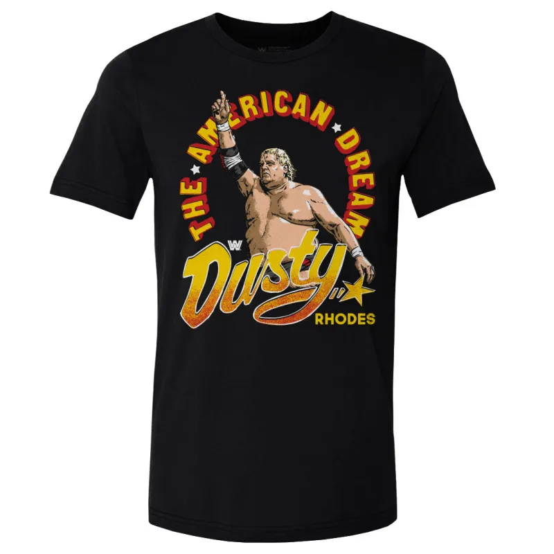 Men's 500 Level Black Dusty Rhodes The American Dream Cotton T-Shirt made by 500 Level