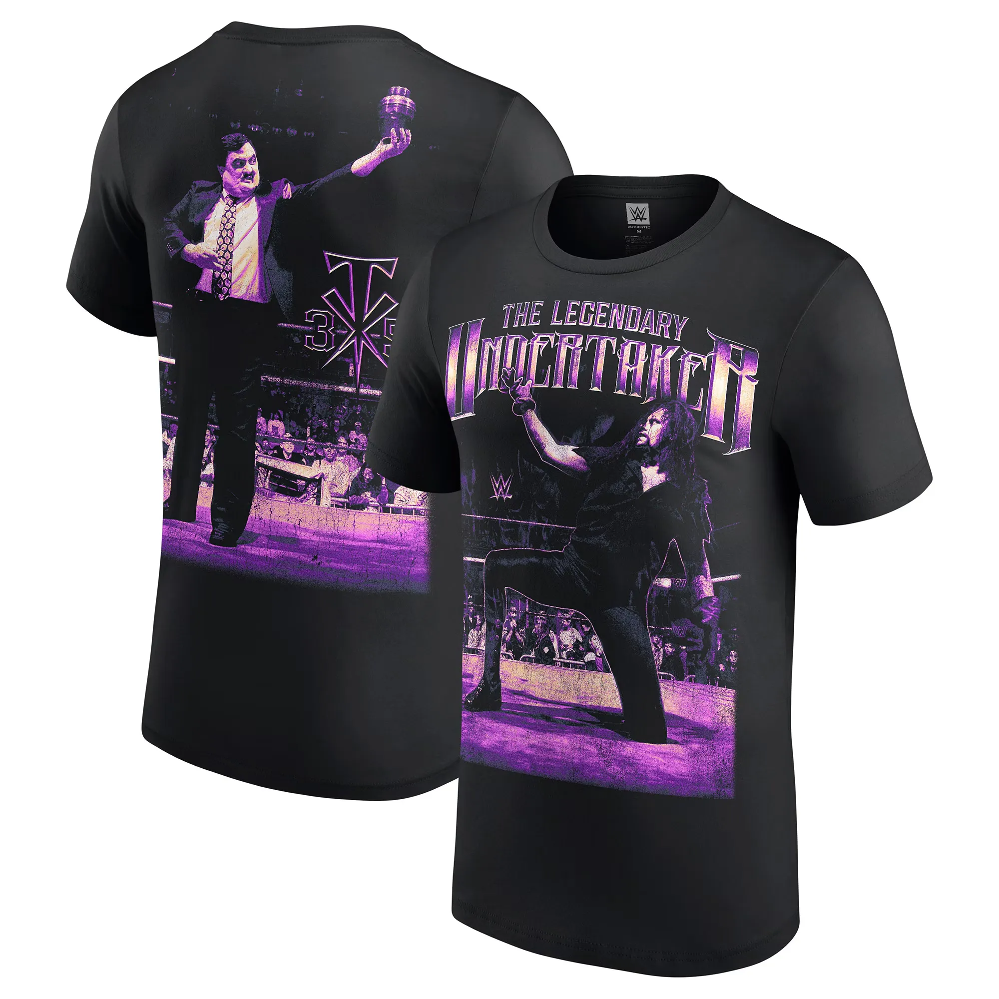 Men's Black The Undertaker 35 Years Kneeling T-Shirt sold by WWE