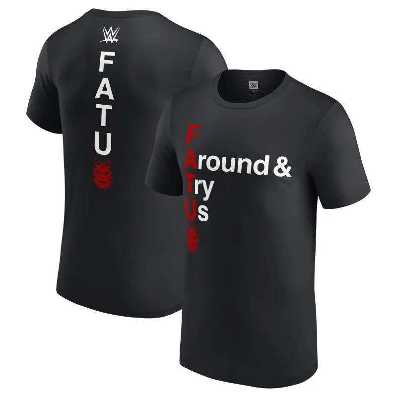 Men's Black Jacob Fatu F Around & Try Us T-Shirt sold by WWE