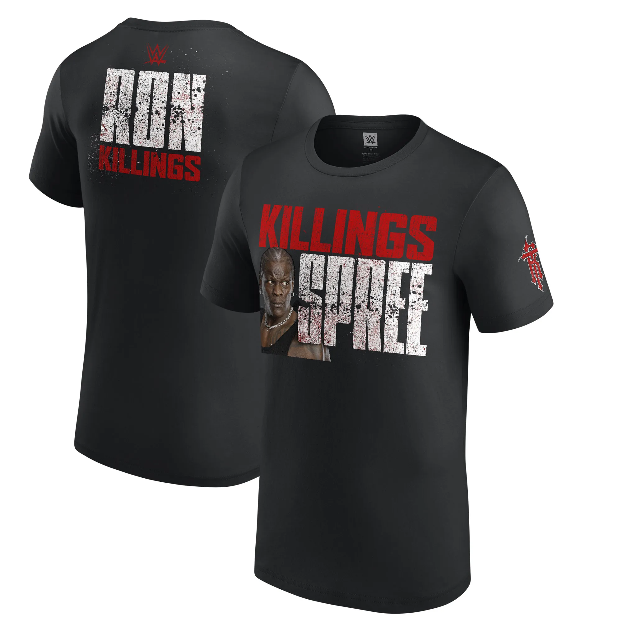 Men's Black Ron Killings/R-Truth Killings Spree T-Shirt sold by WWE