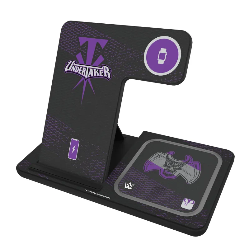 Keyscaper Black The Undertaker 3-In-1 Charging Station sold by WWE