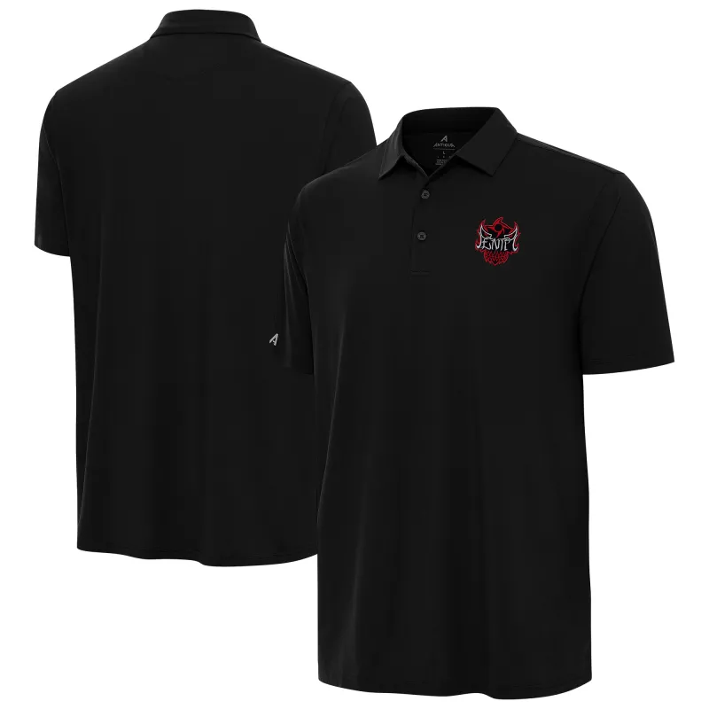 Men's Antigua Black Penta Era Polo sold by WWE
