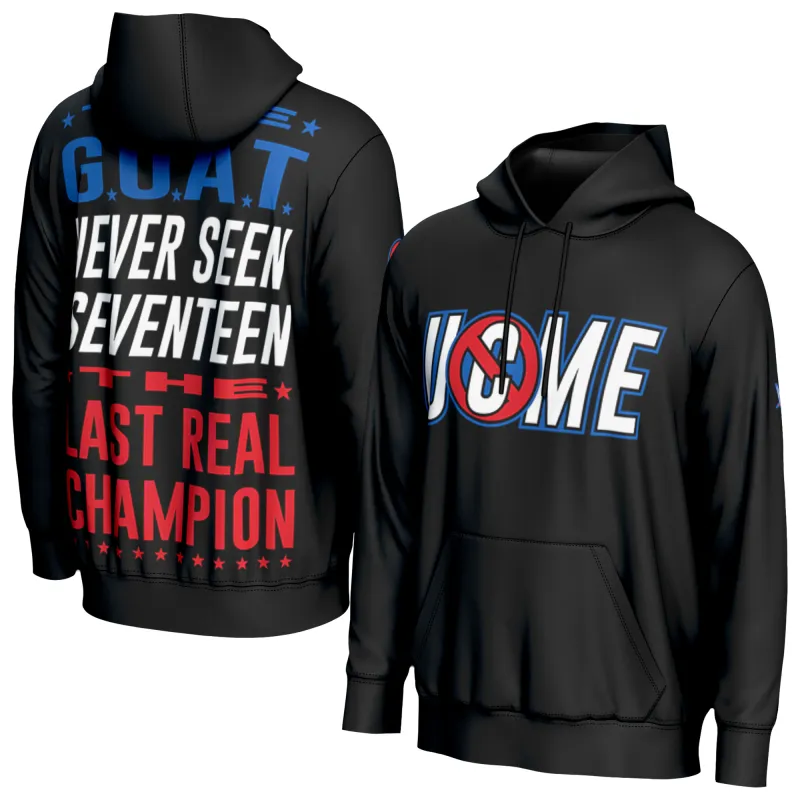 Men's ProSphere Black John Cena The G.O.A.T. Hoodie sold by WWE