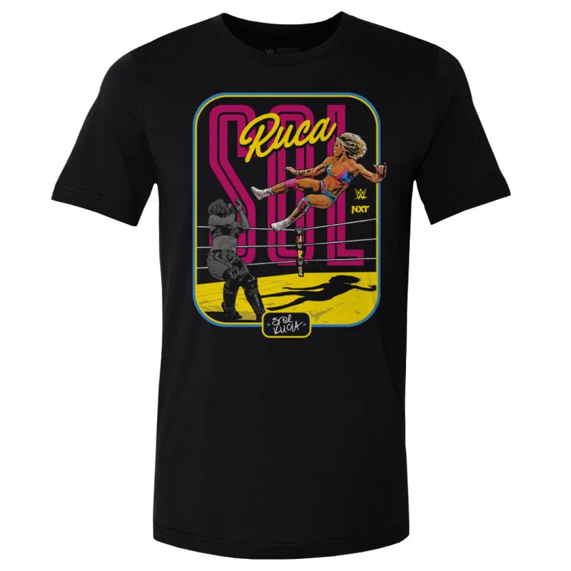 Men's 500 Level Black Sol Ruca Kick T-Shirt sold by WWE