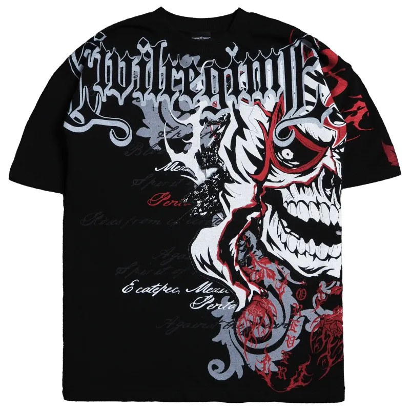 Men's  Black Penta Civil Regime Boxy T-Shirt made by WWE