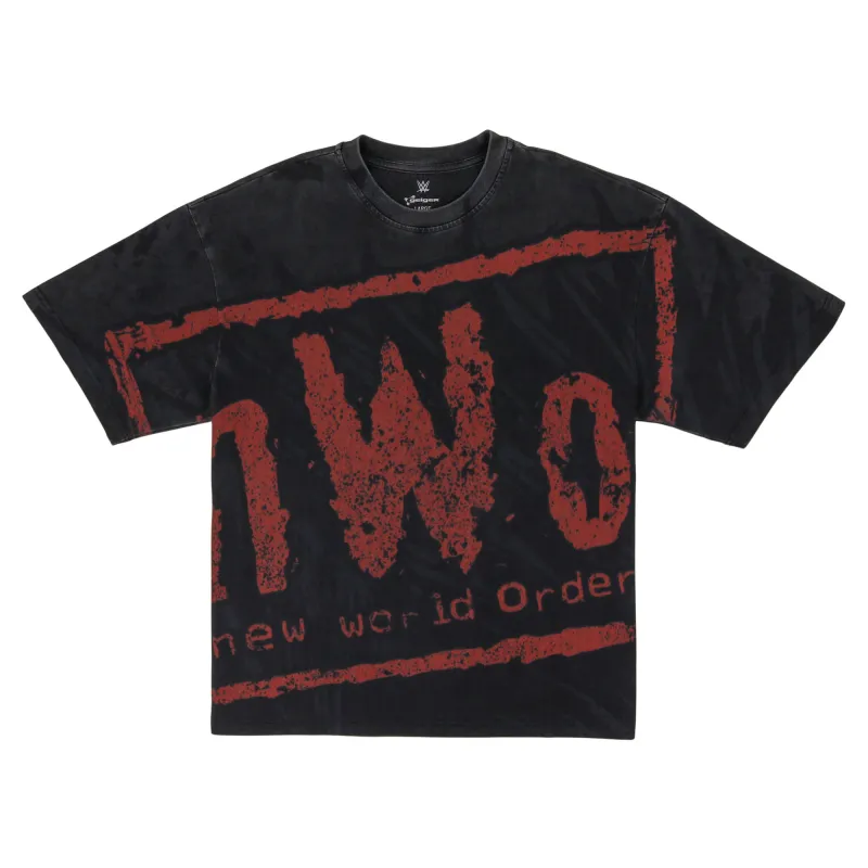 Men's WWE x John Geiger  Black nWo  Wolfpac T-Shirt sold by WWE