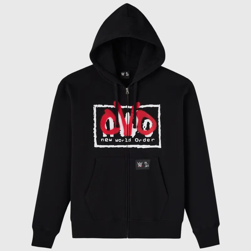 Unisex OVO x WWE Black nWo Full-Zip Hoodie sold by WWE