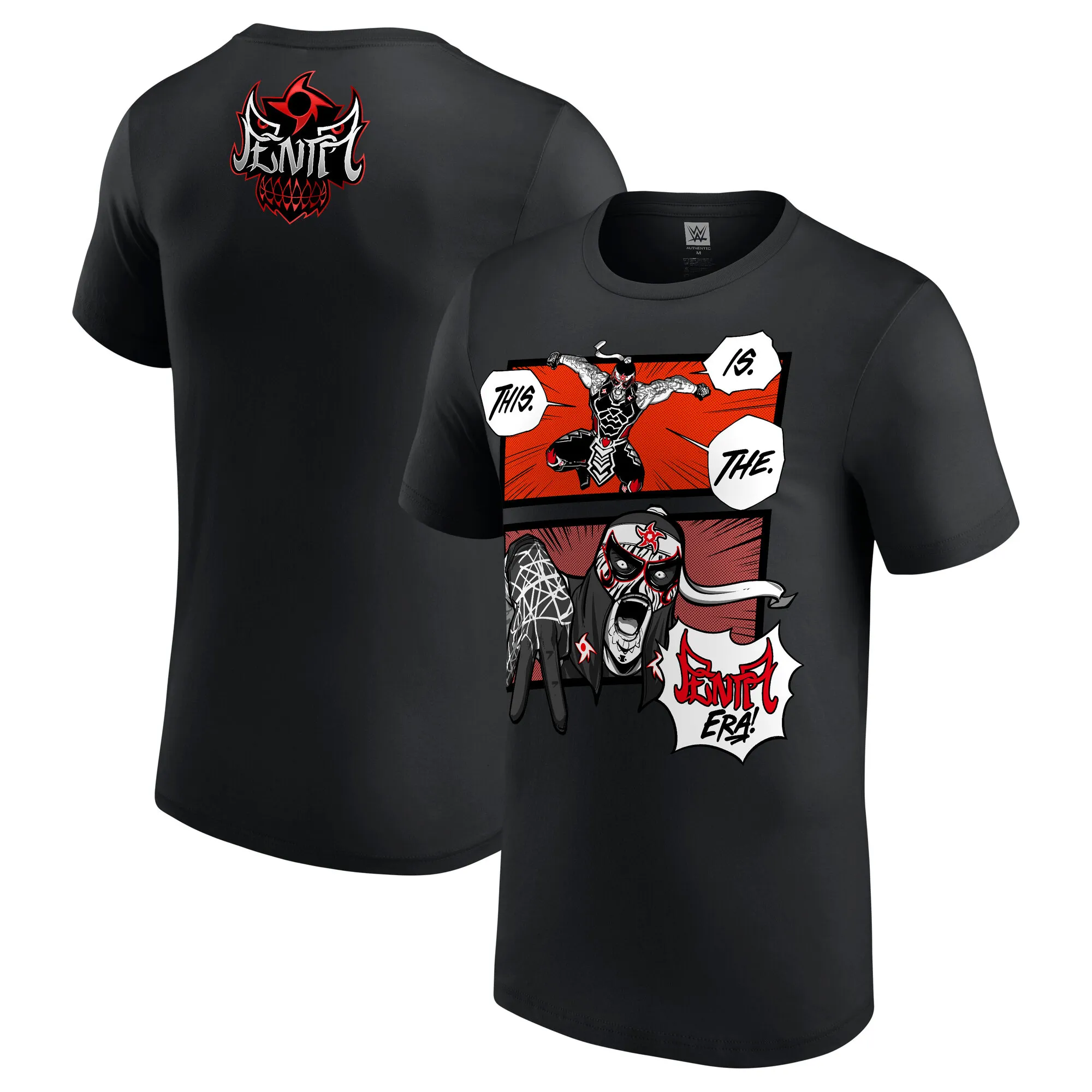 Men's Black Penta Comic T-Shirt sold by WWE