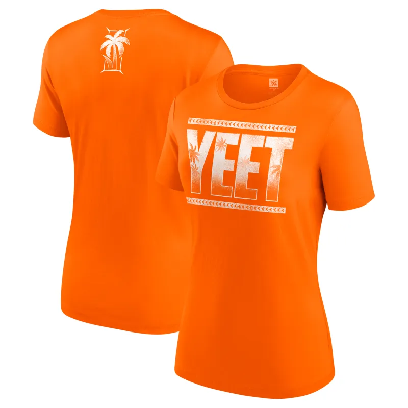 Women's Orange Jey Uso Yeet T-Shirt made by WWE