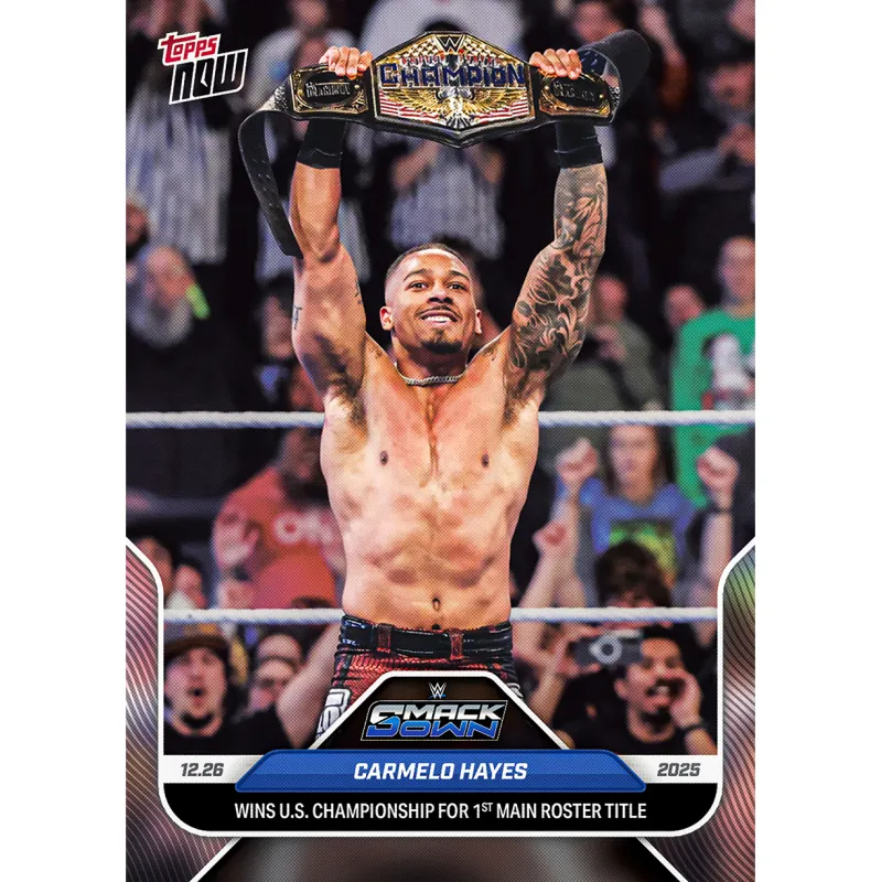 Carmelo Hayes - 2025 WWE Topps NOW® - Card 139 made by WWE