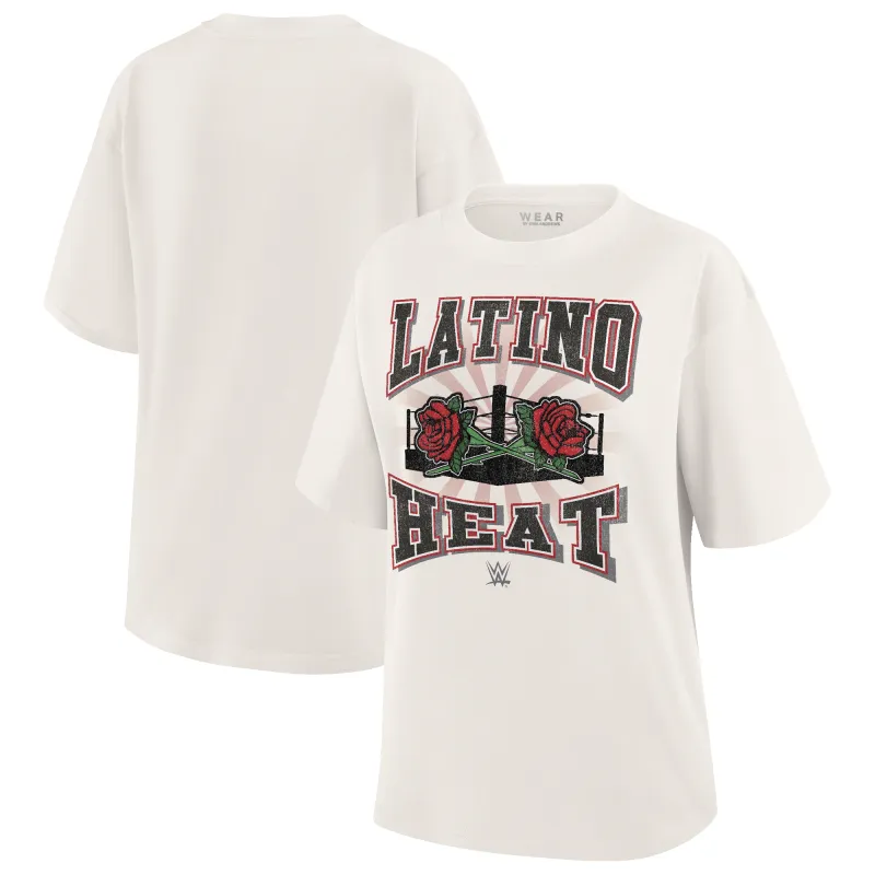 Women's WEAR by Erin Andrews White Eddie Guerrero Boyfriend T-Shirt made by WWE