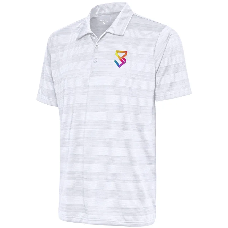 Men's Antigua  White Seth "Freakin" Rollins Compass Polo sold by WWE
