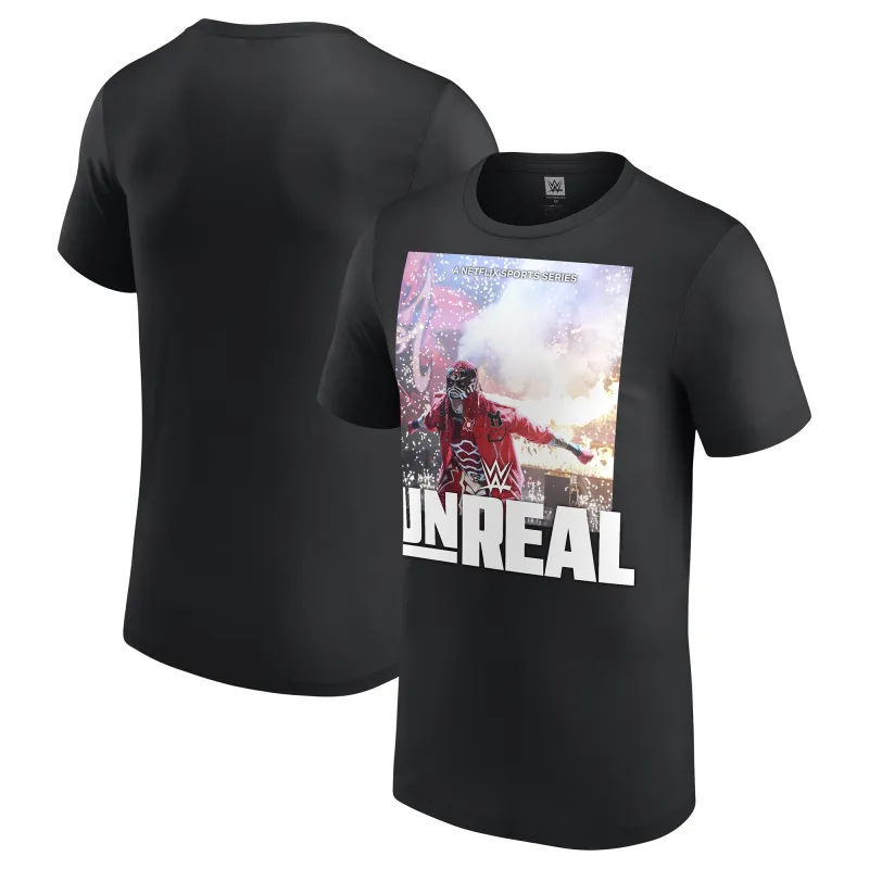 Men's Black Penta Unreal T-Shirt made by WWE