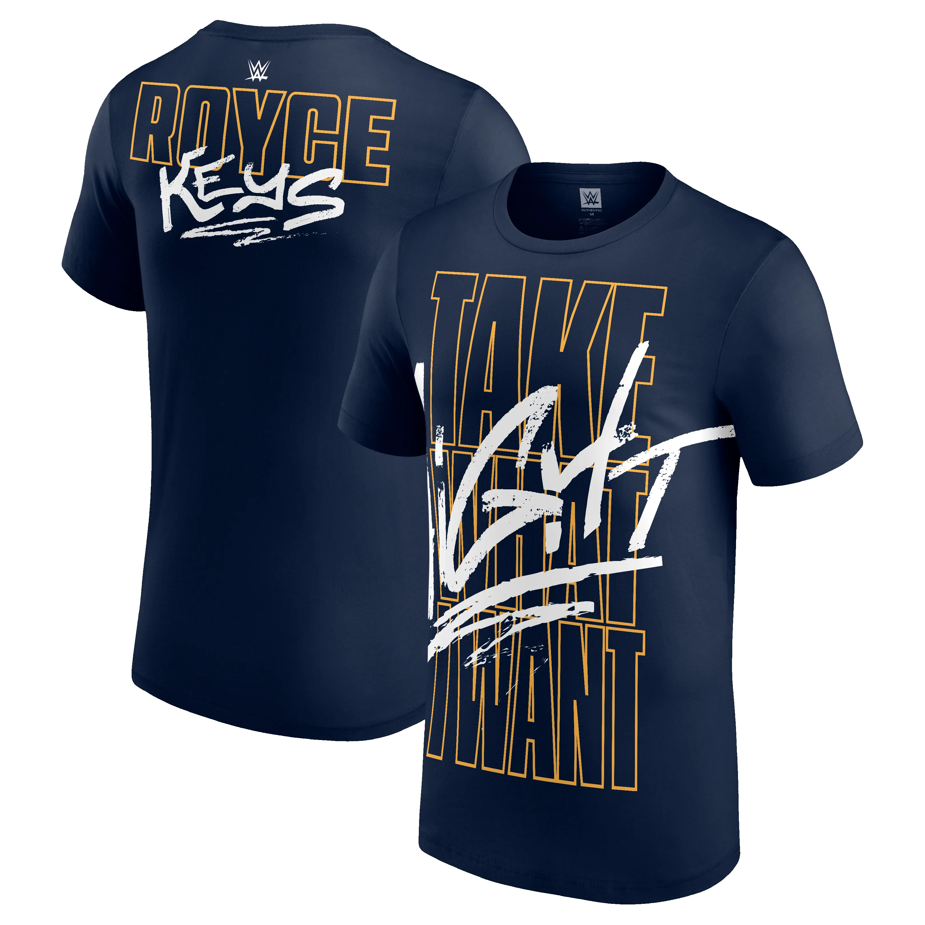 Men's Navy Royce Keys Take What I Want T-Shirt sold by WWE